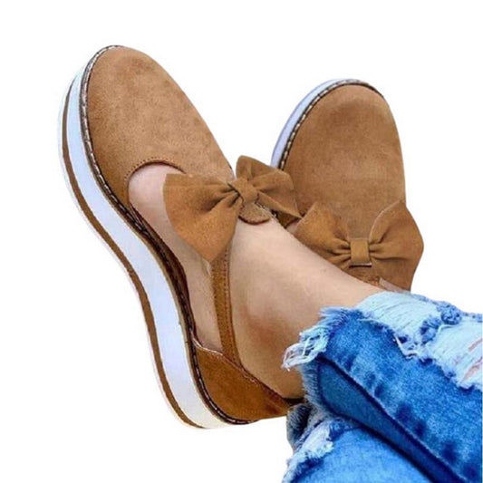 Women Bow Flat Shoes