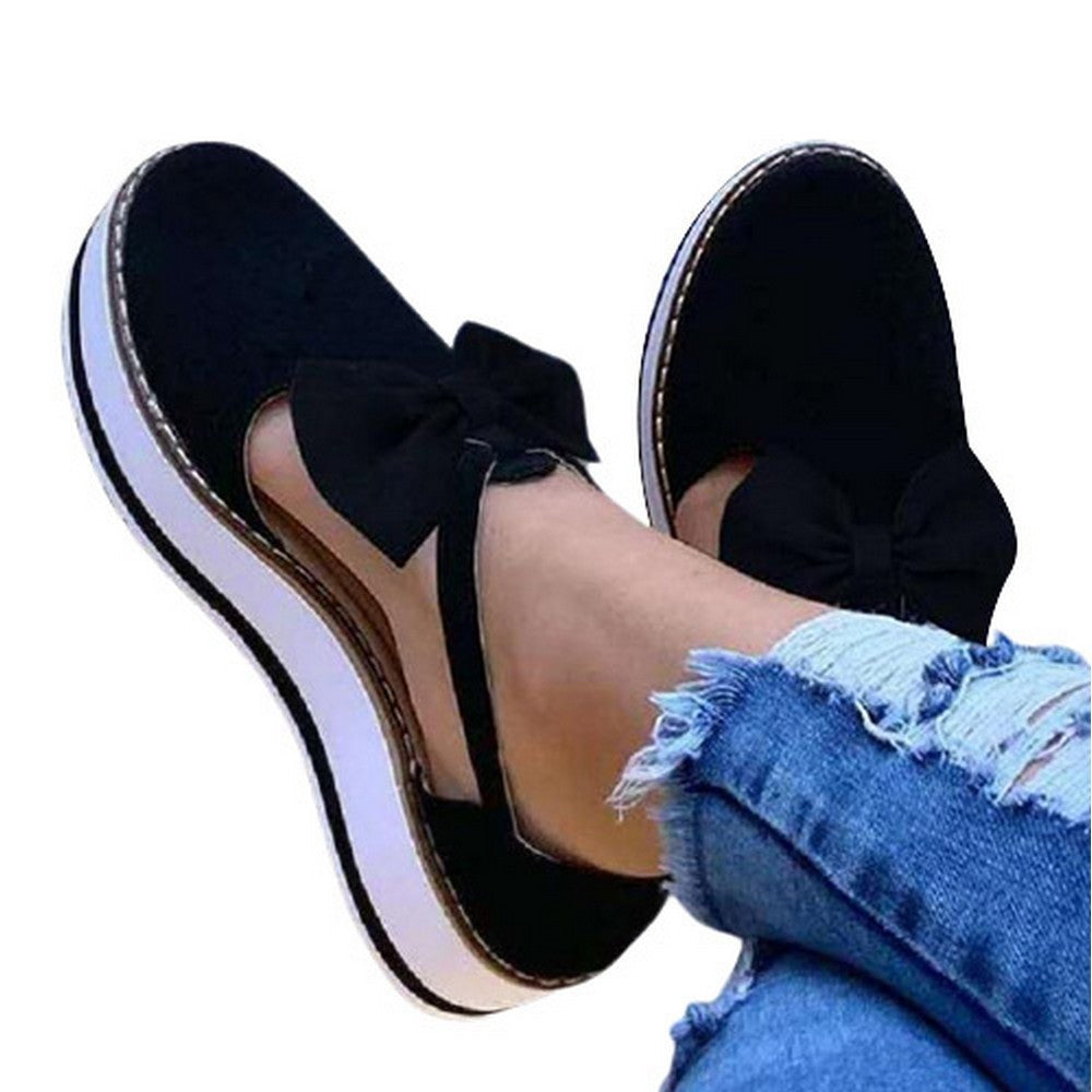 Women Bow Flat Shoes