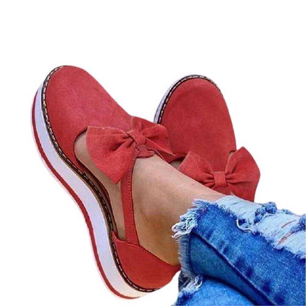 Women Bow Flat Shoes
