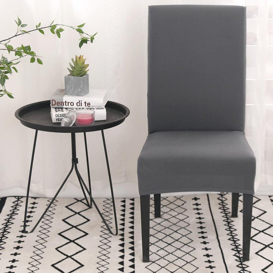 4pcs Stretch Dining Chair Slipcover Home Decor-Grey