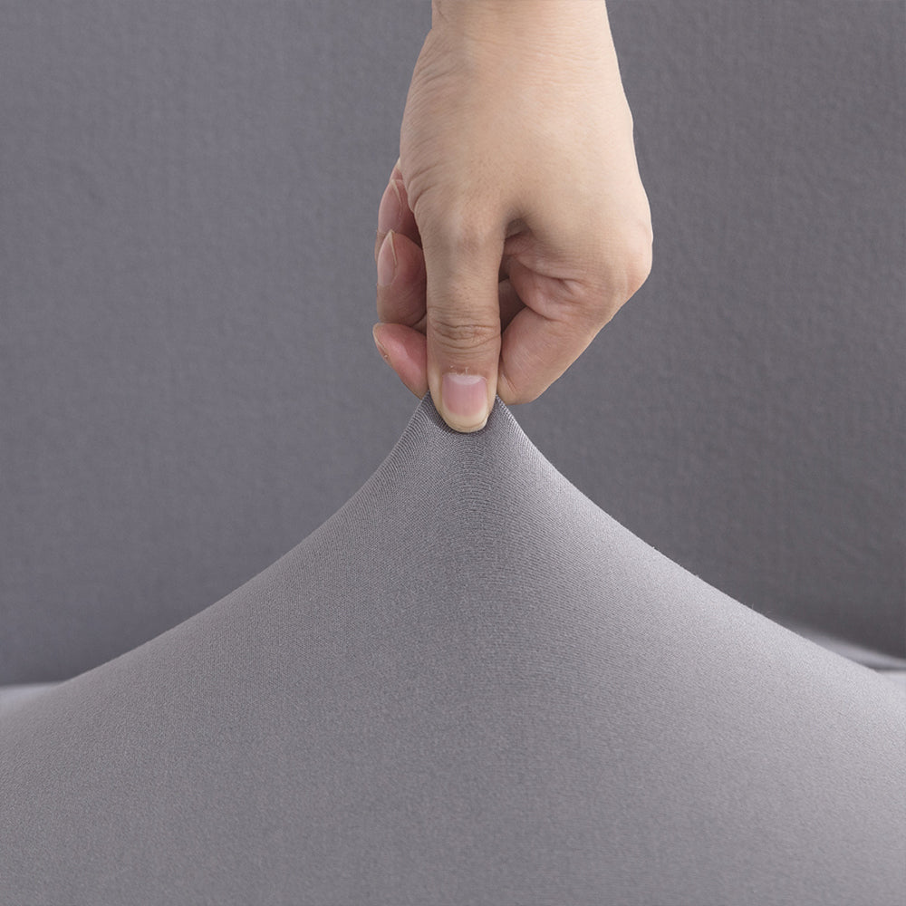 2pcs Stretch Dining Chair Slipcover Home Decor-Grey