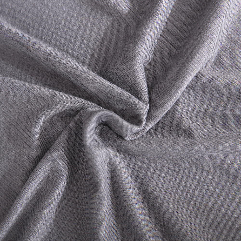 2pcs Stretch Dining Chair Slipcover Home Decor-Grey