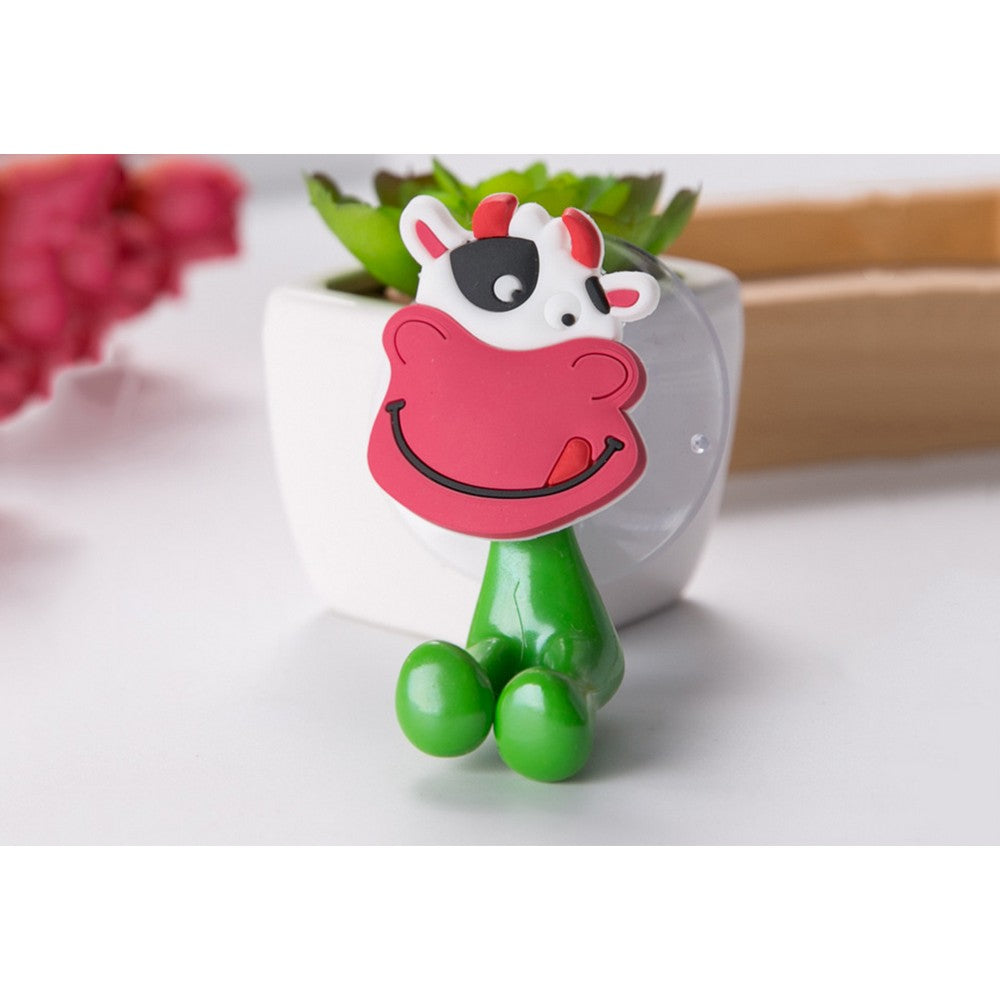 5 X Cute Cartoon Toothbrush Holder with Suction Mounts