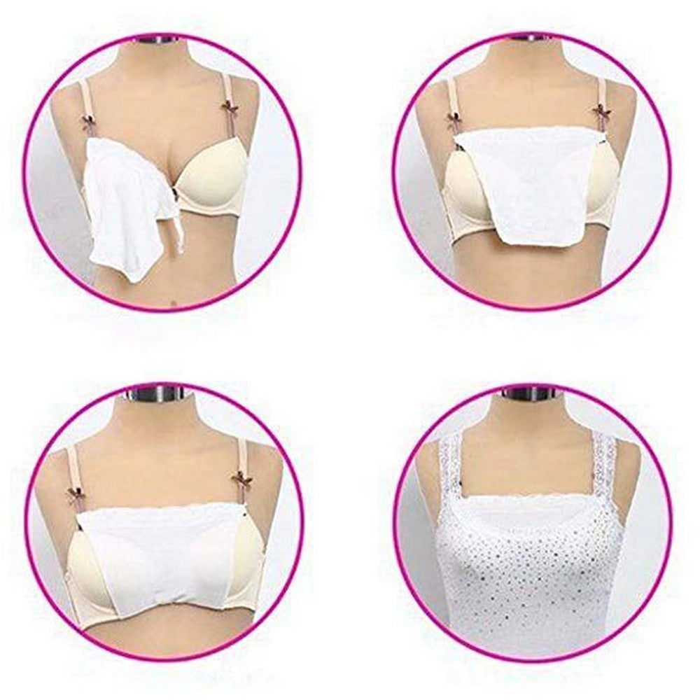 3PCS Lace Trim Clip on Cleavage Cover Inserts Sets