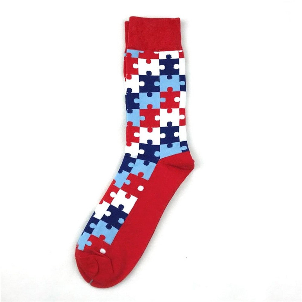 5 Pairs of Cartoon Series Men and Women Socks