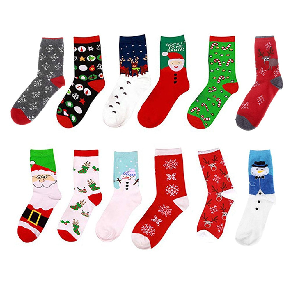 10 Pairs of Christmas Socks
