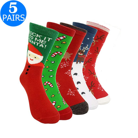 5 Pairs of Christmas Socks