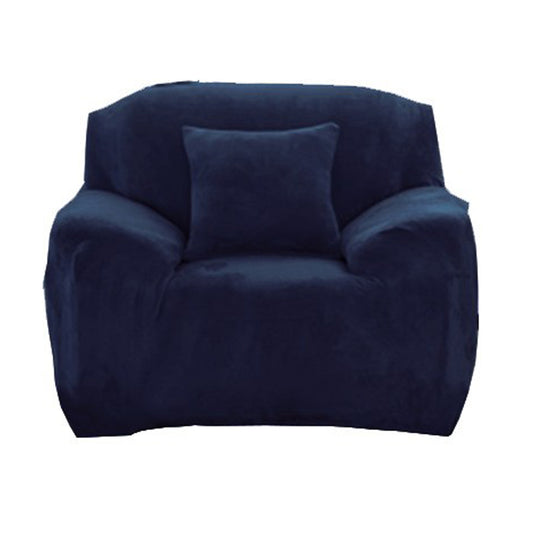 One Seater Fleeced Sofa Cover Navy