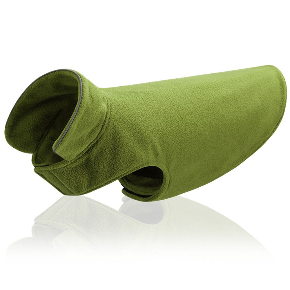 Dog Fleeced Vest Dog Sweater Warm Winter Pet Clothes Green 3XL