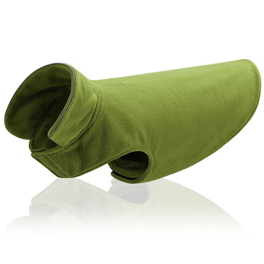 Dog Fleeced Vest Dog Sweater Warm Winter Pet Clothes Green 3XL
