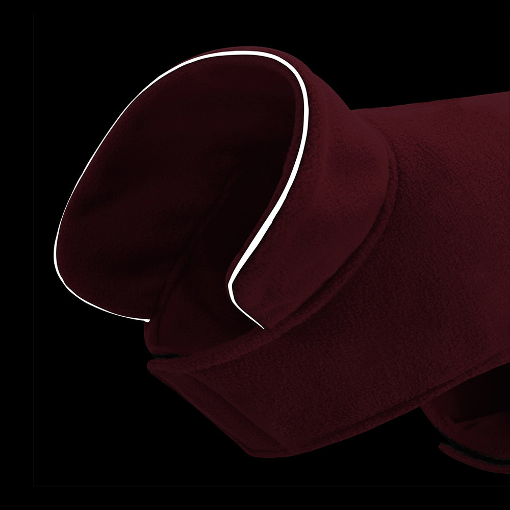 Dog Fleeced Vest Dog Sweater Warm Winter Pet Clothes Red 3XL