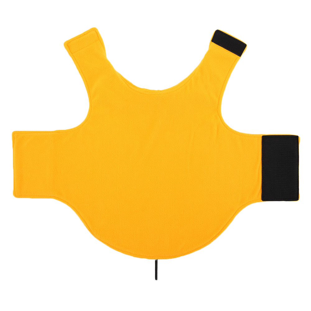 Dog Fleeced Vest Dog Sweater Warm Winter Pet Clothes Yellow S