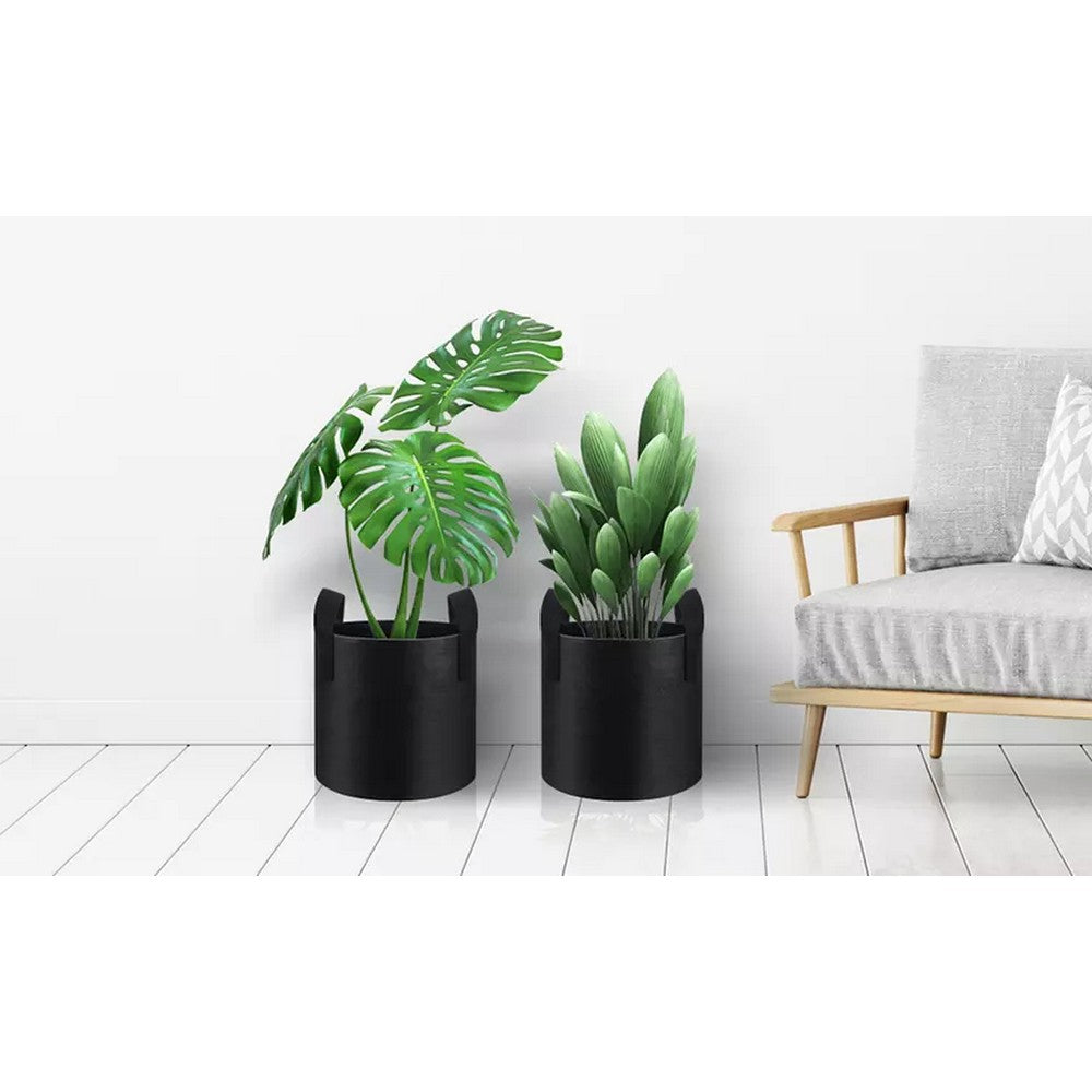 5X 3 Gallon Garden Plant Grow Bags Non-woven Fabric Bag Food Fruit Vegetable Storage Bags