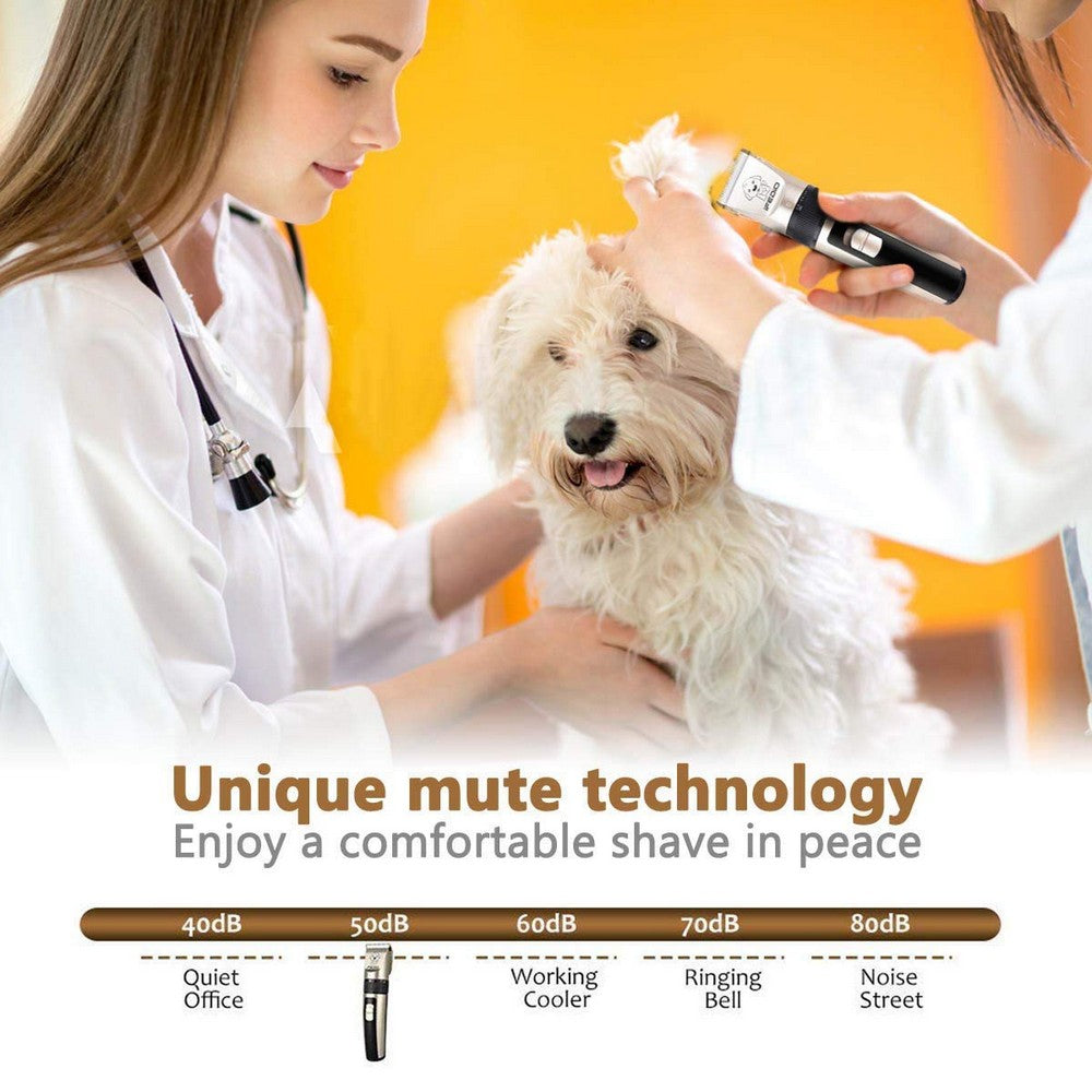 USB Cordless Electric Dog Hair Clipper Set