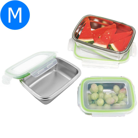 Medium 550ML Stainless Steel Lunch Box with Lid