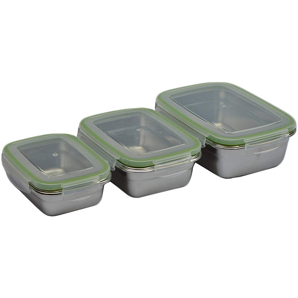 2 Set of Stainless Steel Lunch Boxes