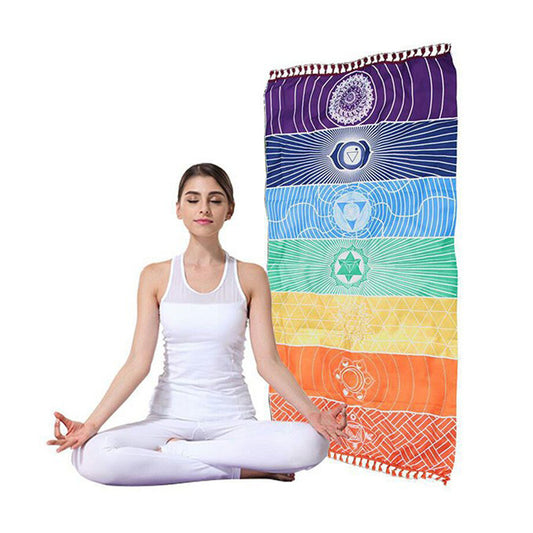 Rainbow Chakra Towel