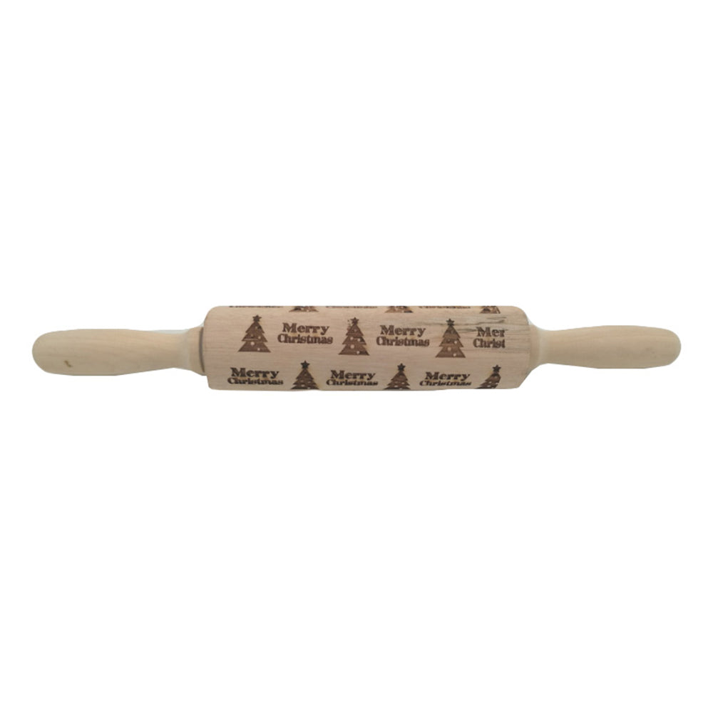 35cm Christmas Embossed Rolling Pin