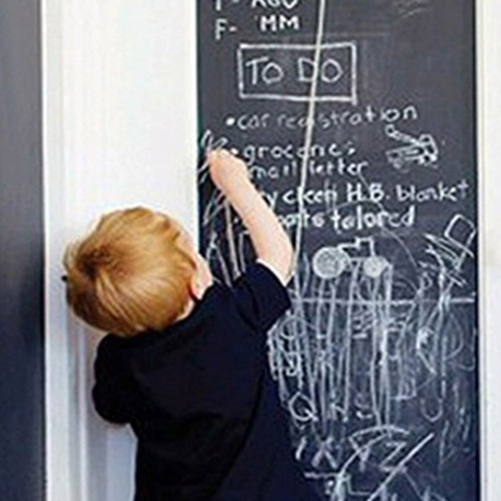 2 X Black Chalkboard Sticker Self Adhesive Chalk Board Sticker Chalkboard Contact Paper