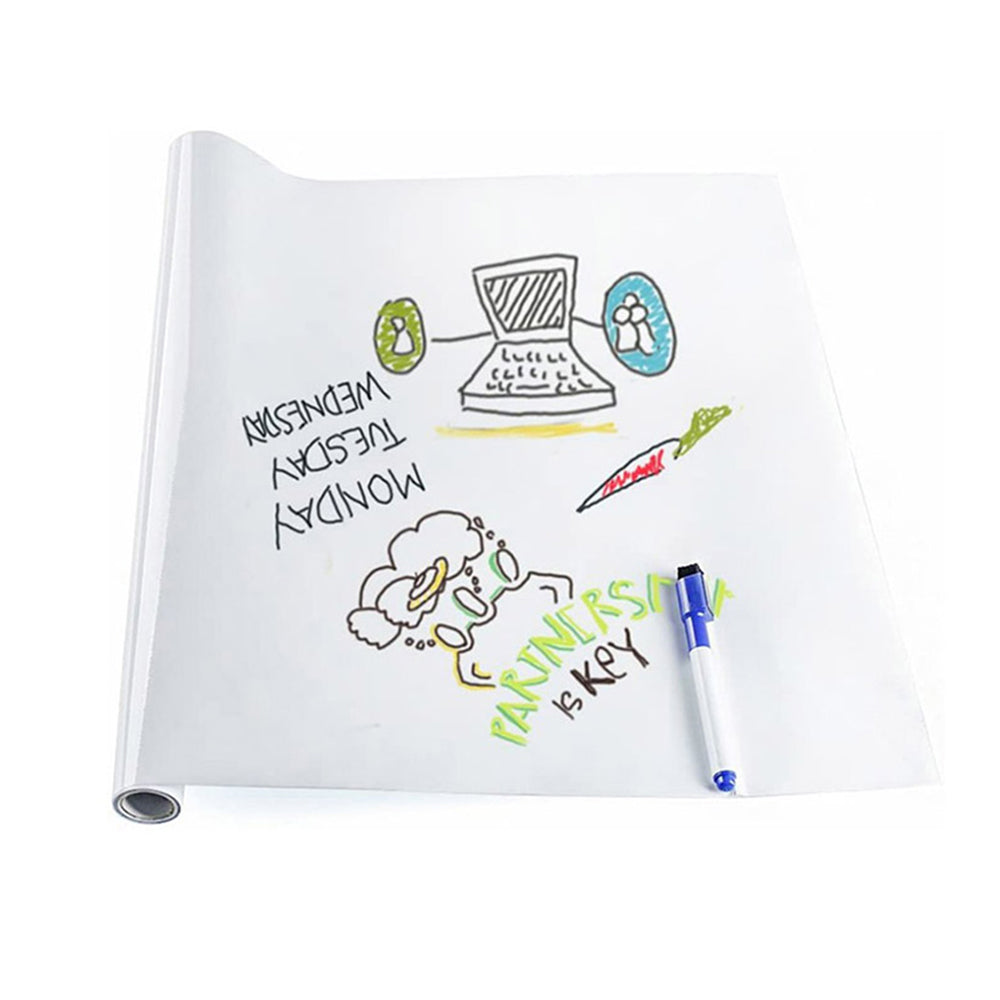 3 X Self Adhesive White Board Sticker Board Contact Paper