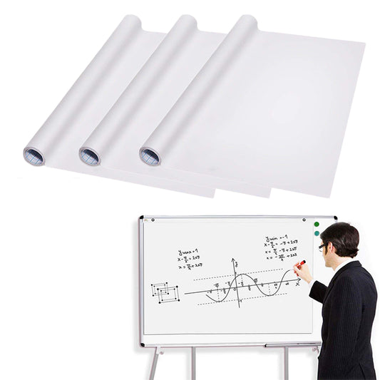 3 X Self Adhesive White Board Sticker Board Contact Paper
