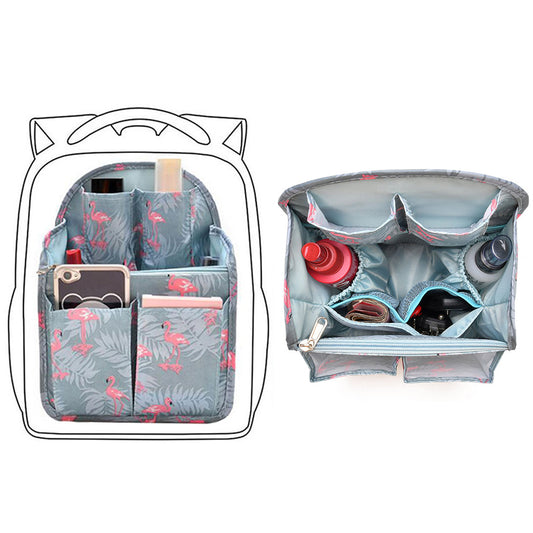 1 X Backpack Organizer Insert Bag Light Blue