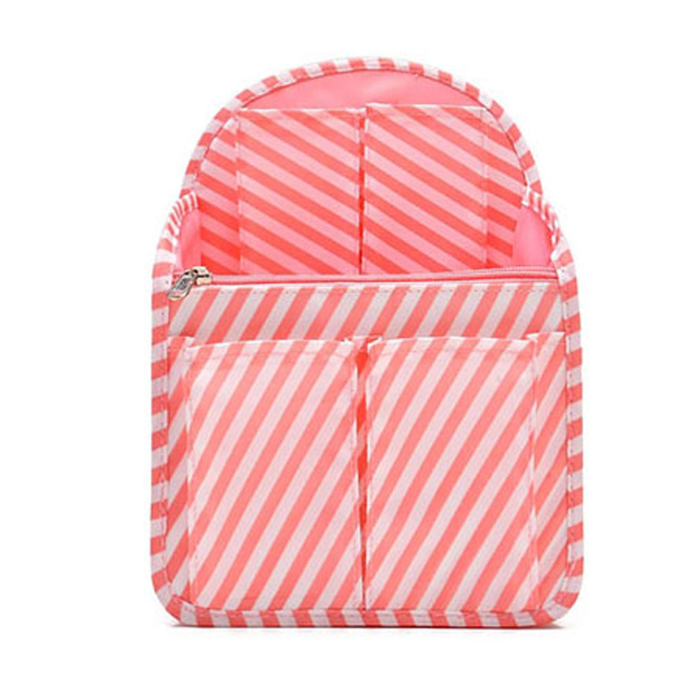2 X Backpack Organizers Insert Bags Navy Blue Pink
