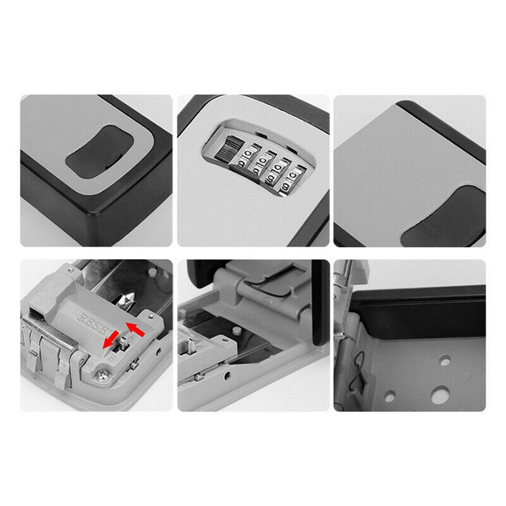 Spare Key Safe Box Grey