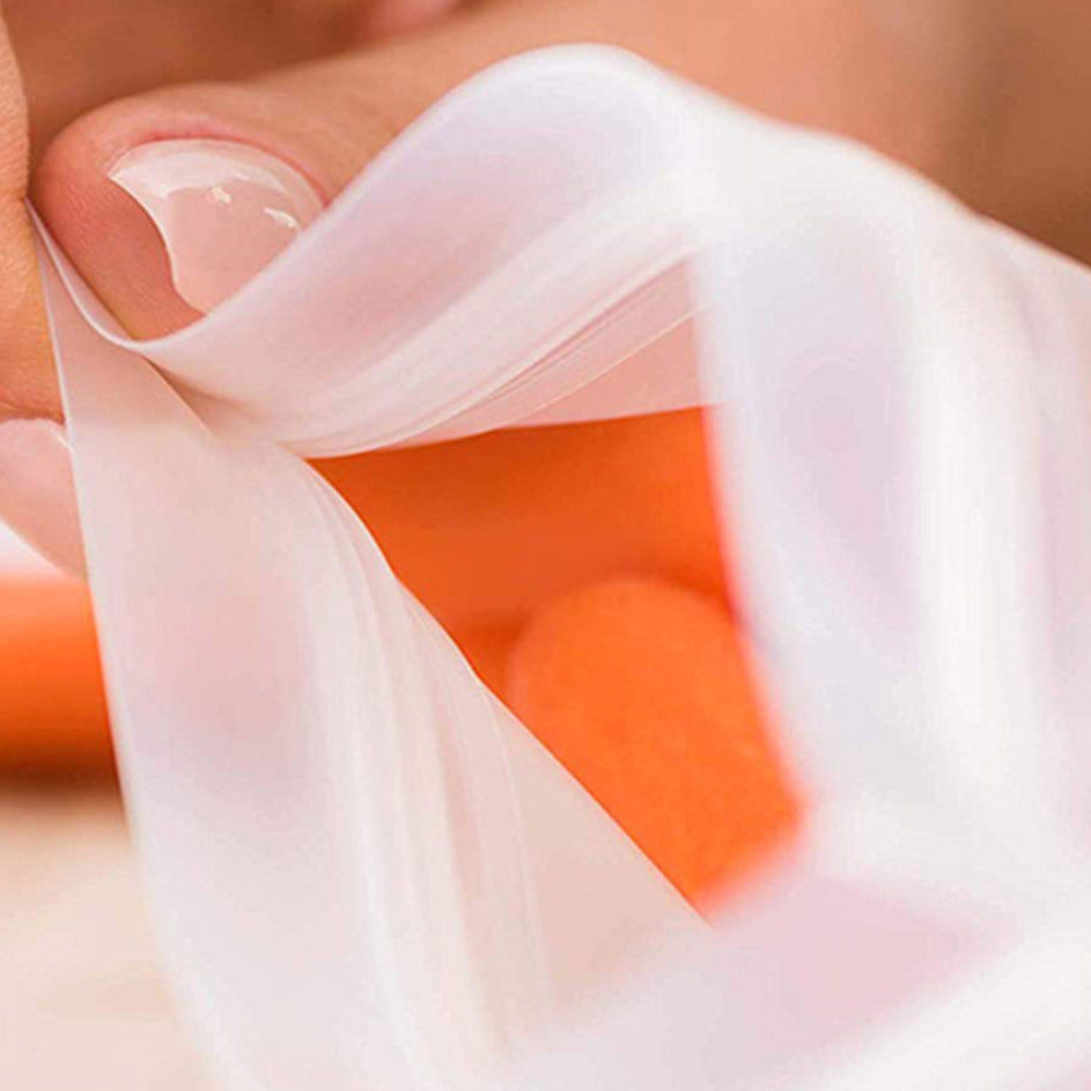 10Pcs Reusable PEVA Food Storage Bag Zip Lock Eco friendly Snack Bags 21x12cm 21x18cm