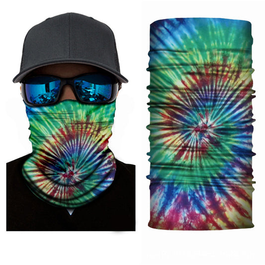Galaxy Printed Sporting Cycling Mask Scarf-Green