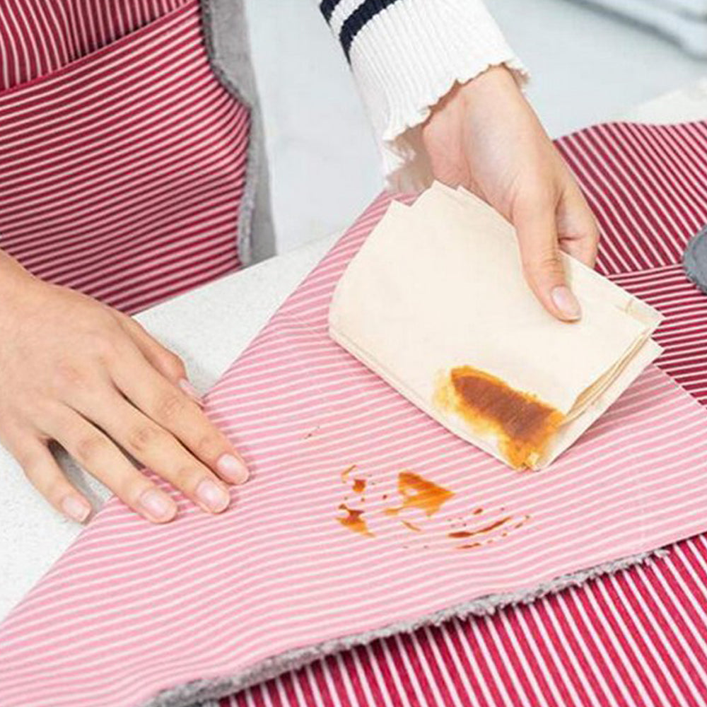 Adjustable Bib Apron with Pockets Side Towels Durable Pinstripe Cooking Apron