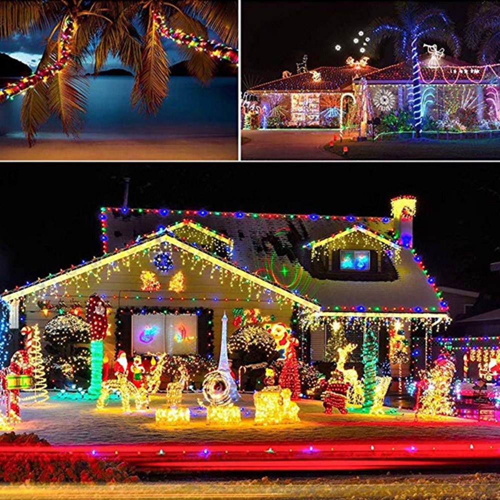 100LED Copper Wire String Lights Fairy Lights Battery Operated Remote Control