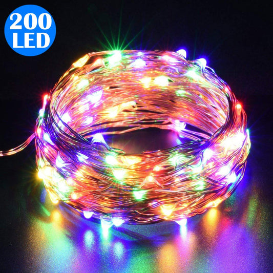 200LED Fairy Lights String Lights Battery Operated Remote Control