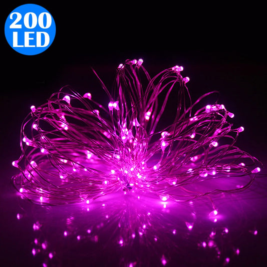 200LED Fairy Lights String Lights Battery Operated Remote Control