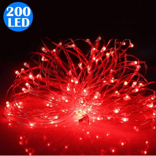 200LED Fairy Lights String Lights Battery Operated Remote Control