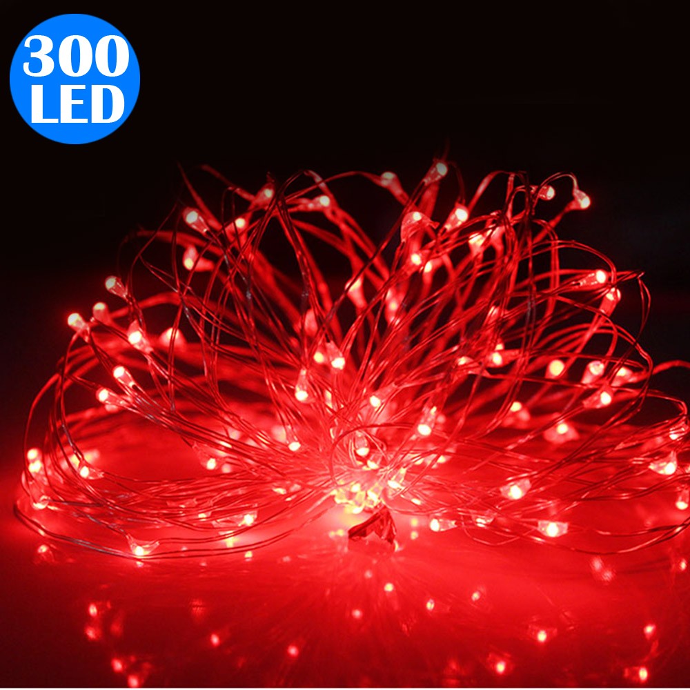 300LED Copper Wire Fairy Lights Battery Operated String Lights Remote Control