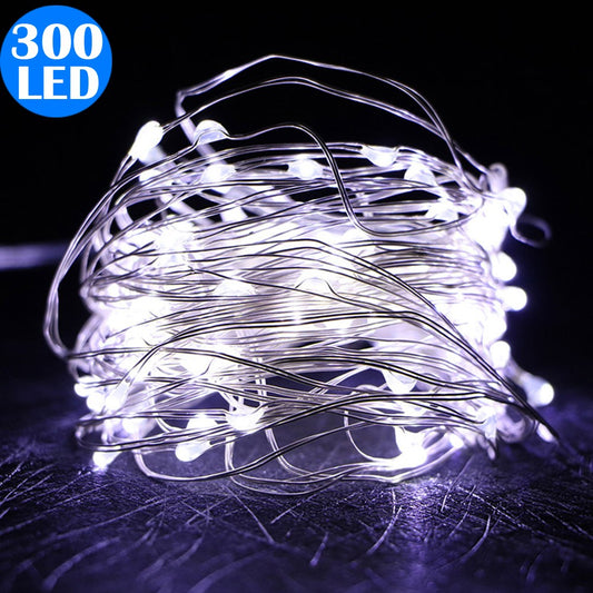 300LED Copper Wire Fairy Lights Battery Operated String Lights Remote Control