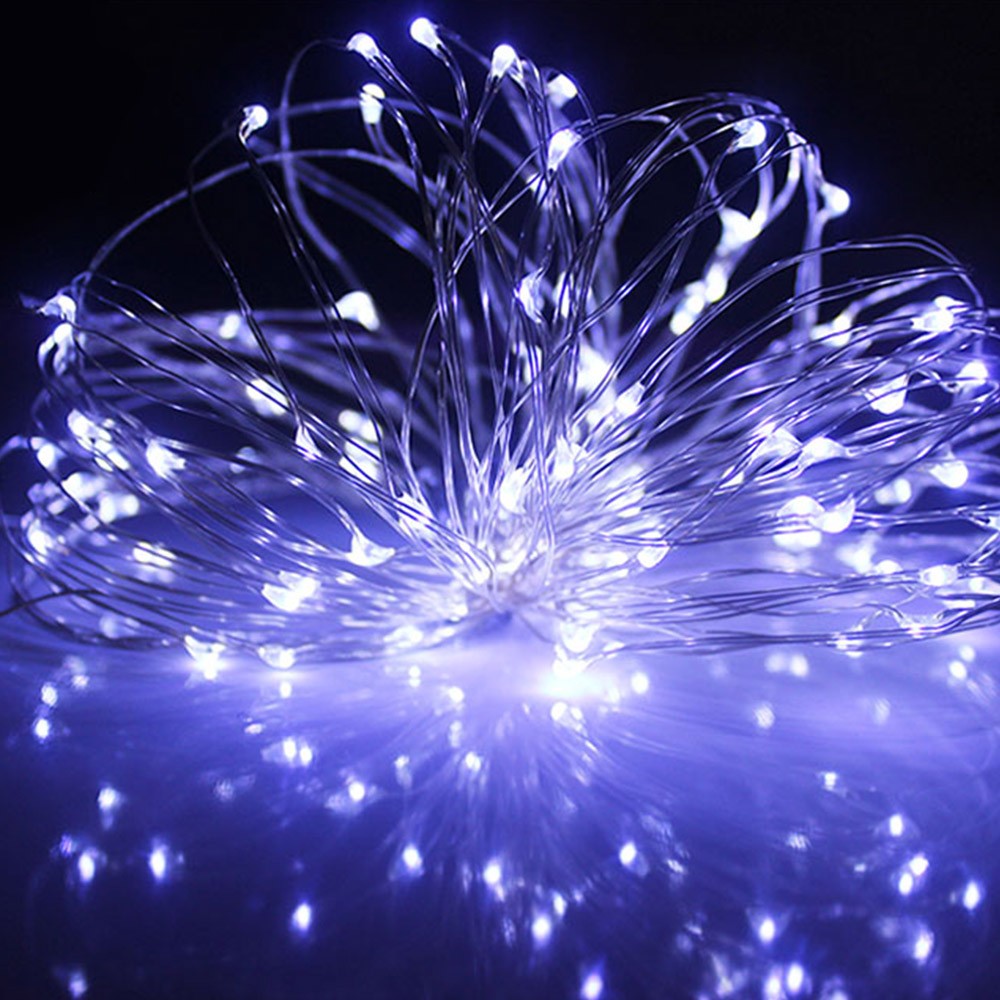 5M 50LED String Lights Sound Activated LED Music Fairy Lights Battery Operated