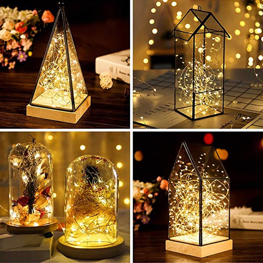5M 50LED String Lights Sound Activated LED Music Fairy Lights Battery Operated