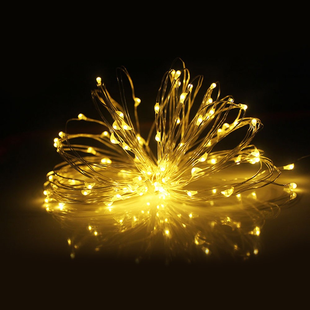 5M 50LED String Lights Sound Activated LED Music Fairy Lights Battery Operated