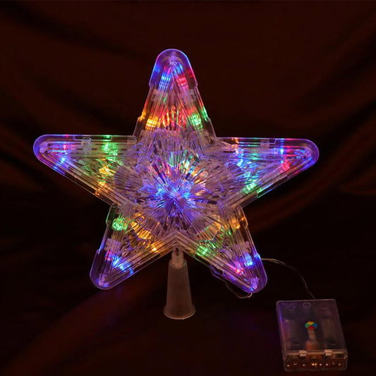 30LED Star Light Tree Topper Christmas Glowing Festival Supplies
