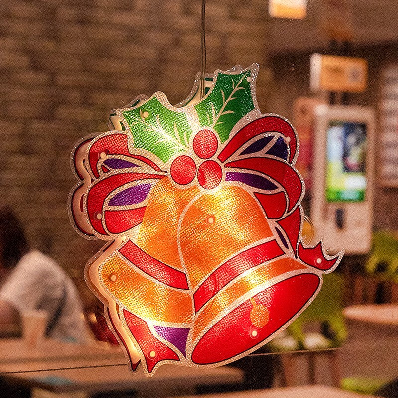 Bell Fairy Lights 3D Window Hanging Lamp Decorative LED Lights