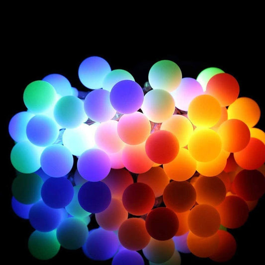 5M 50LED String Lights Battery Powered Ball Christmas String Lights for Indoor Bedroom Wedding Xmas Party Holiday Decoration