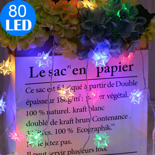 10M 80 LED Starry String Lights for Patio Garden Holiday Gardens