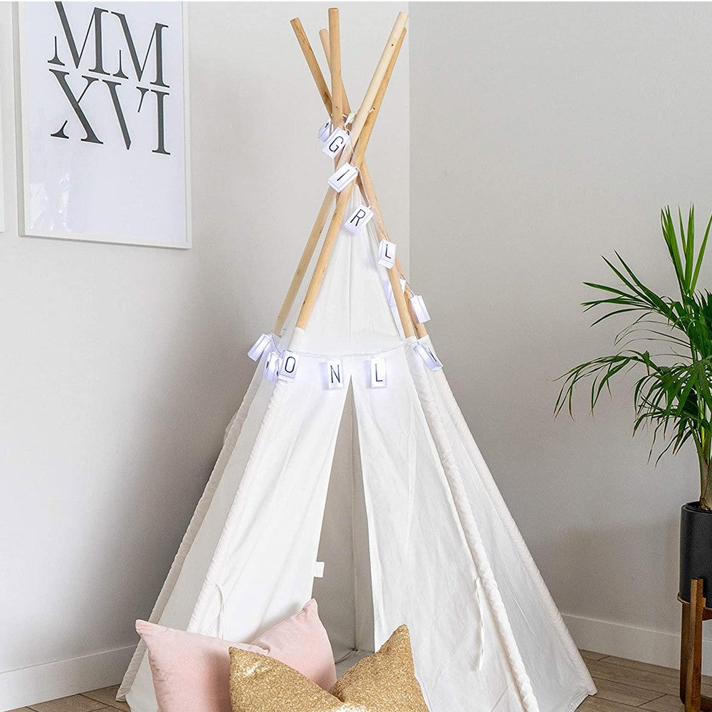 2M 20Led Letter Light Box String with 96 Cards Free Combination DIY