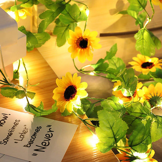 3M 20LEDs Sunflower Chrysanthemum String Lights