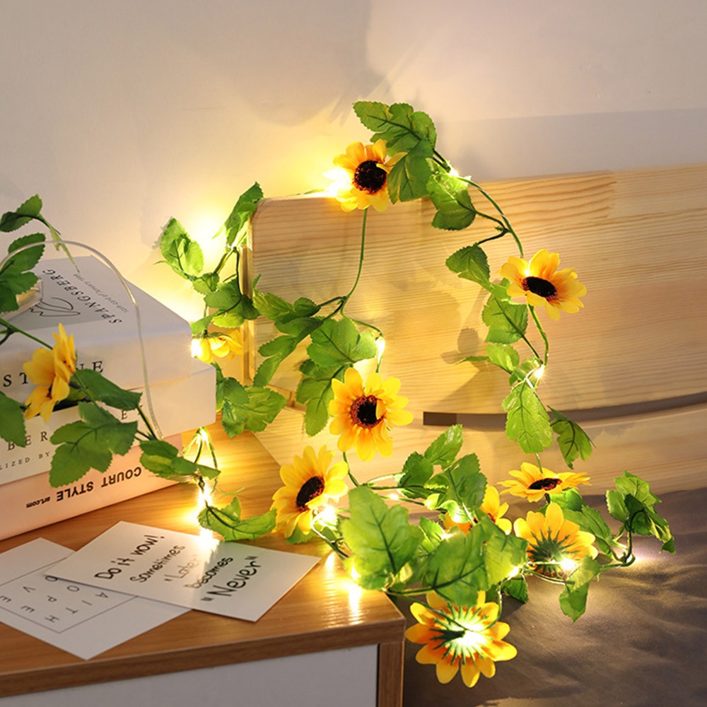 3M 20LEDs Sunflower Chrysanthemum String Lights