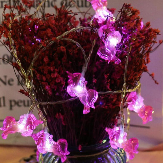 2M 10LEDs Unicorn String Lights Battery Powered