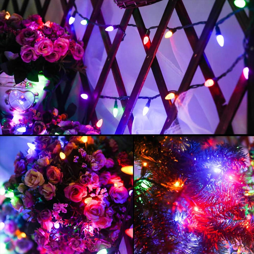 5m 50LED Christmas String Fairy Lights Battery Powered