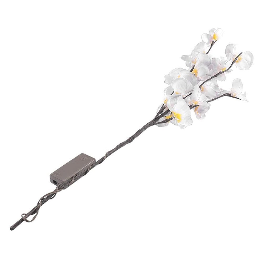 3Pcs Lighted Flowers Branch Artificial Phalaenopsis Decorative Lights